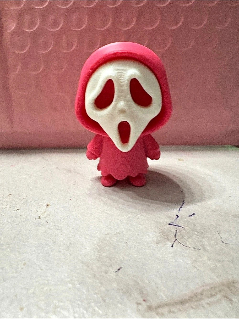 Pink Ghost Action Figure